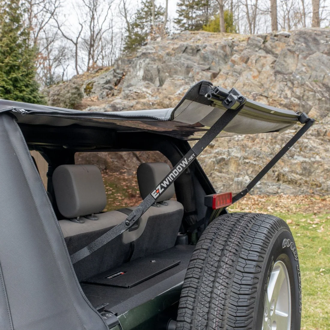 2007–2018 Jeep JKU/JK 4DR/2DR EZWindow Support Arms for Slanted Soft Top