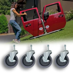 Extreme 5-Inch Wheel Upgrade Kit for Jeep 4DR Door Carts