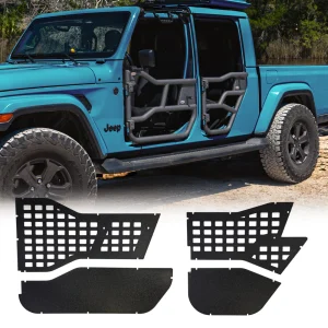 2020 & Up Jeep JT Gladiator Alpha Tube Door Replacement Panels (Upper MOLLE & Solid Lower)