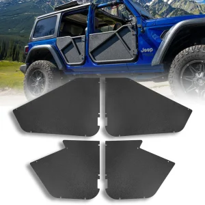 2018 & Up Jeep JLU Wrangler 4DR Phantom Tube Door Replacement Panels, All-Weather Solid (Upper & Lower)