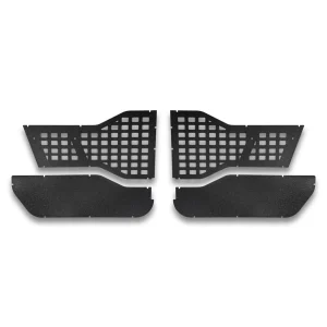 2018 & Up Jeep JL Wrangler 2DR Alpha Tube Door Replacement Panels (Upper MOLLE & Solid Lower)