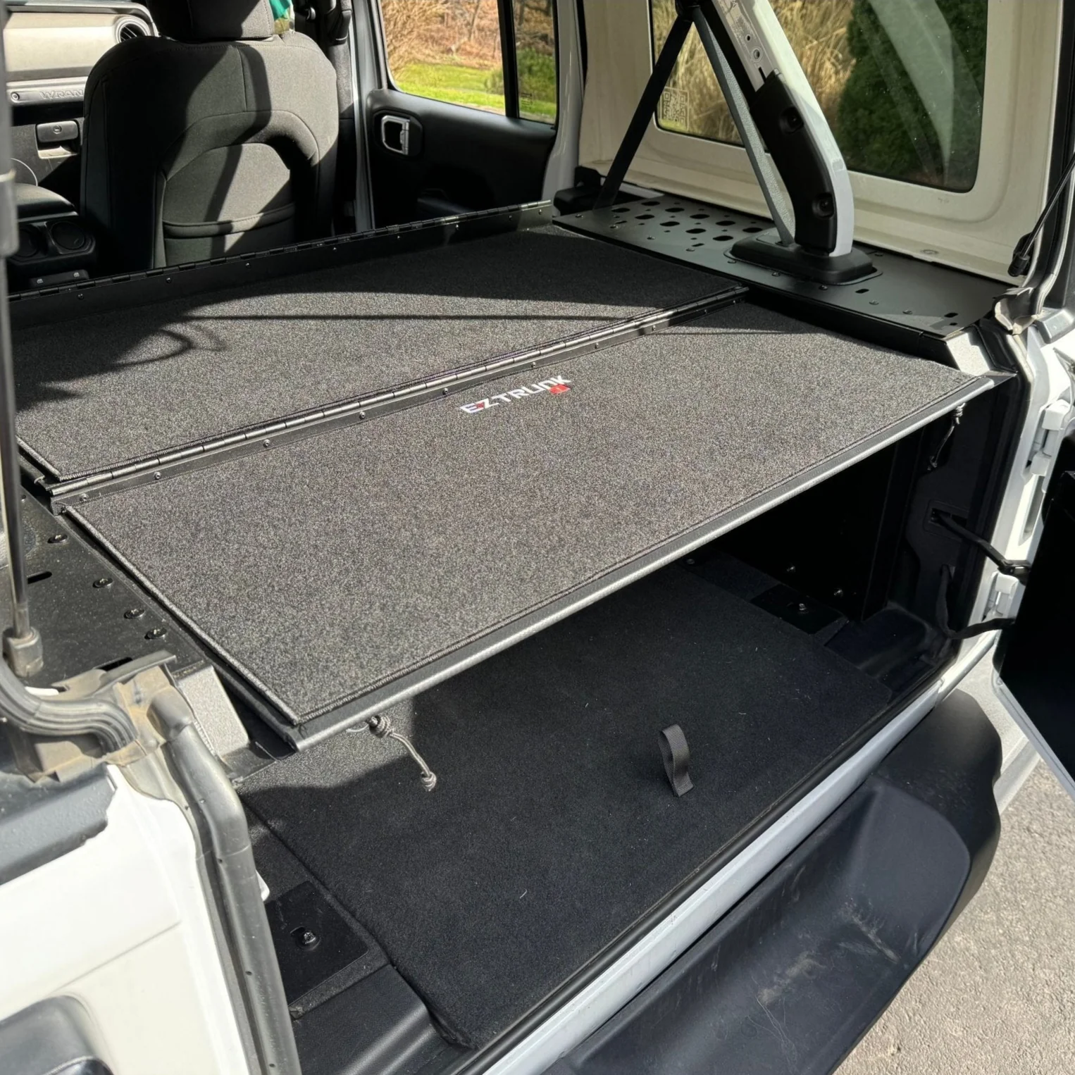 2011–2018 Jeep JKU Wrangler 4DR Extreme EZTRUNK Full-Size Folding Security Trunk