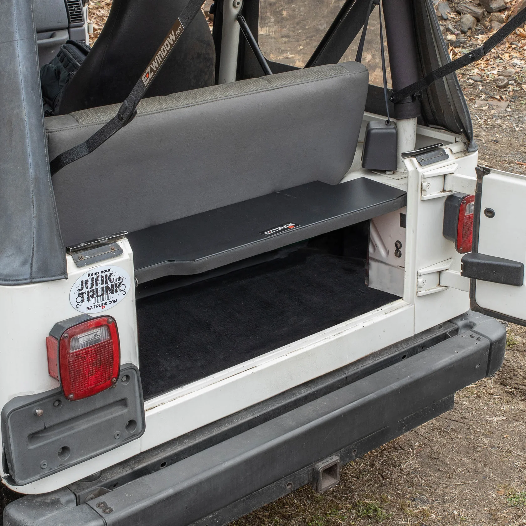 1997–2006 Jeep TJ Wrangler 2DR EZTRUNK Folding Security Trunk - Image 2