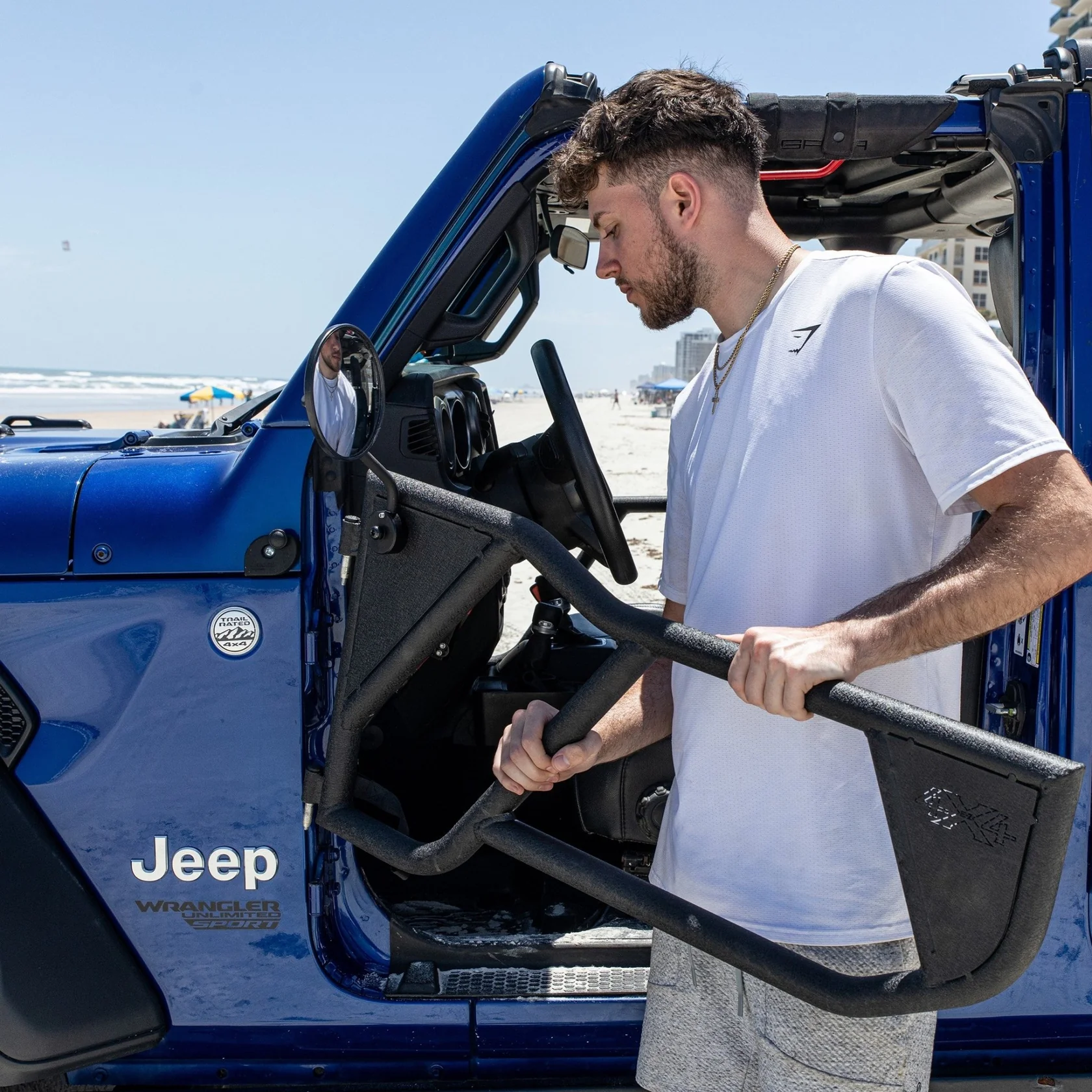 1997–2006 Jeep TJ-LJ Wrangler 2DR Razor Aluminum Tube Doors - Image 2