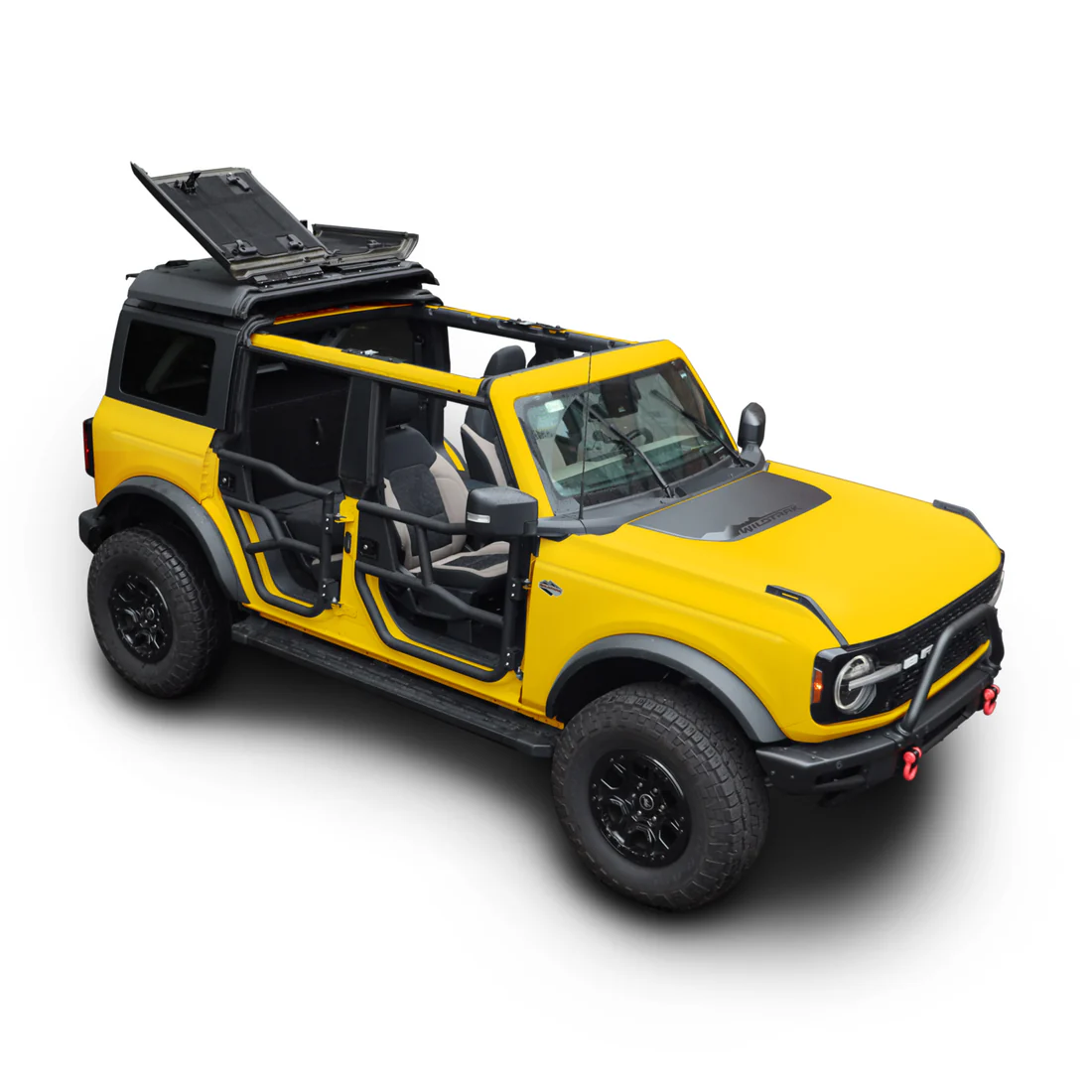 2021 & Up Bronco 4DR EZ FlipTop & Middle Panel Roof Rack Holder System - Image 2