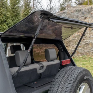 2018 & Up Jeep JL Wrangler 2DR EZWindow Support Arms for Trektop Slanted Soft Top