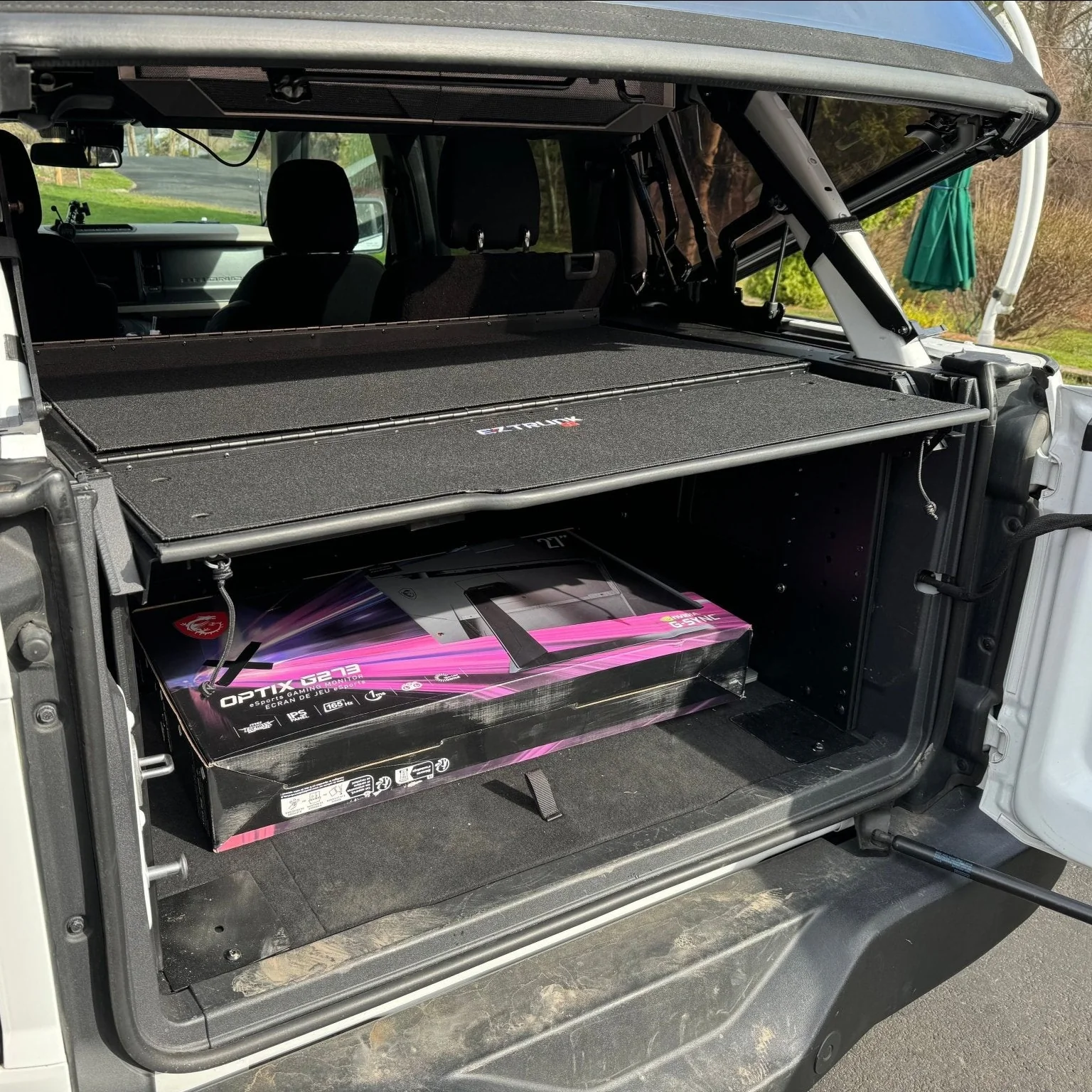 2011–2018 Jeep JKU Wrangler 4DR Extreme EZTRUNK Full-Size Folding Security Trunk - Image 2