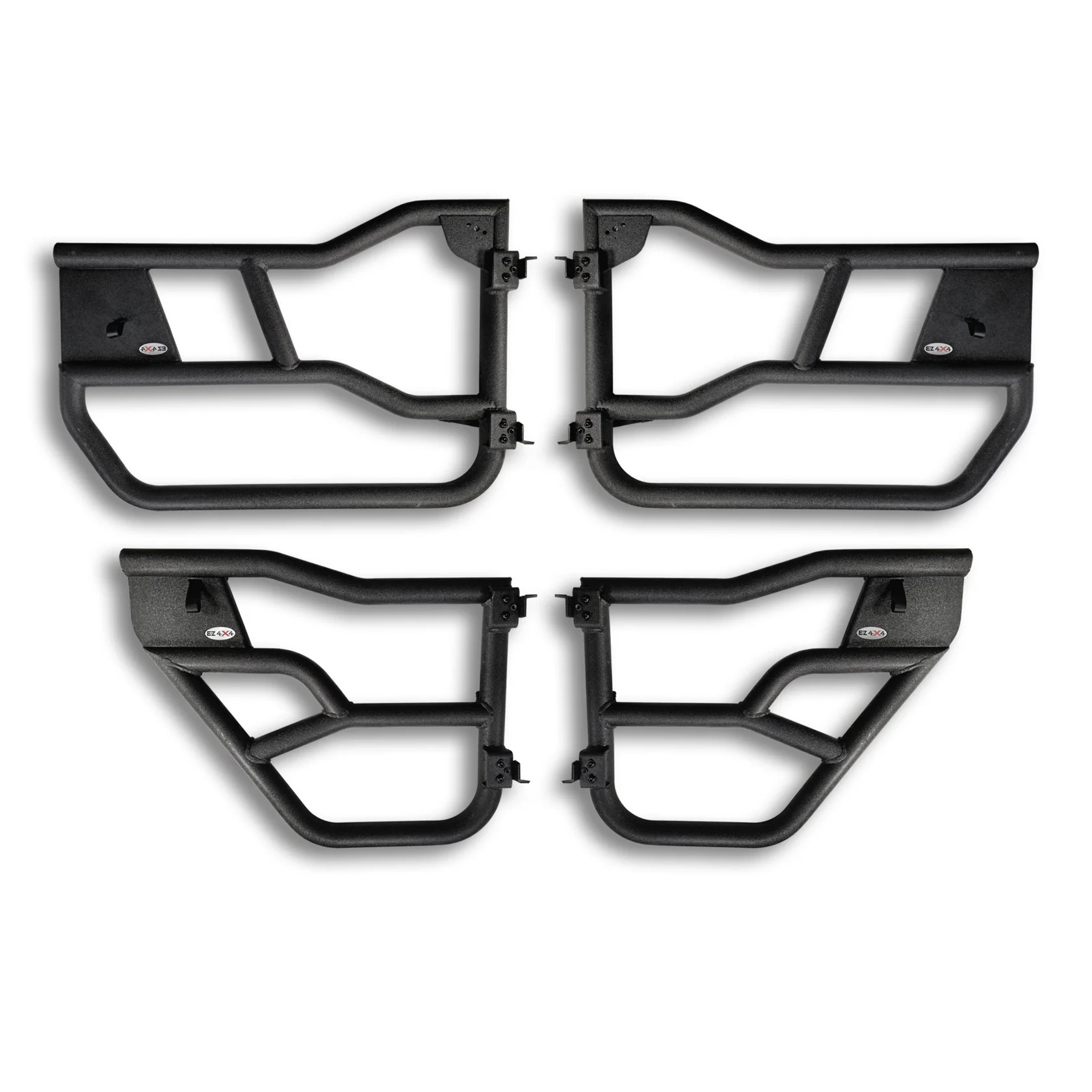 2007–2018 Jeep JKU Wrangler 4DR Alpha Aluminum Tube Doors + FREE Removable Panels (Upper MOLLE & Solid Lower) - Image 2