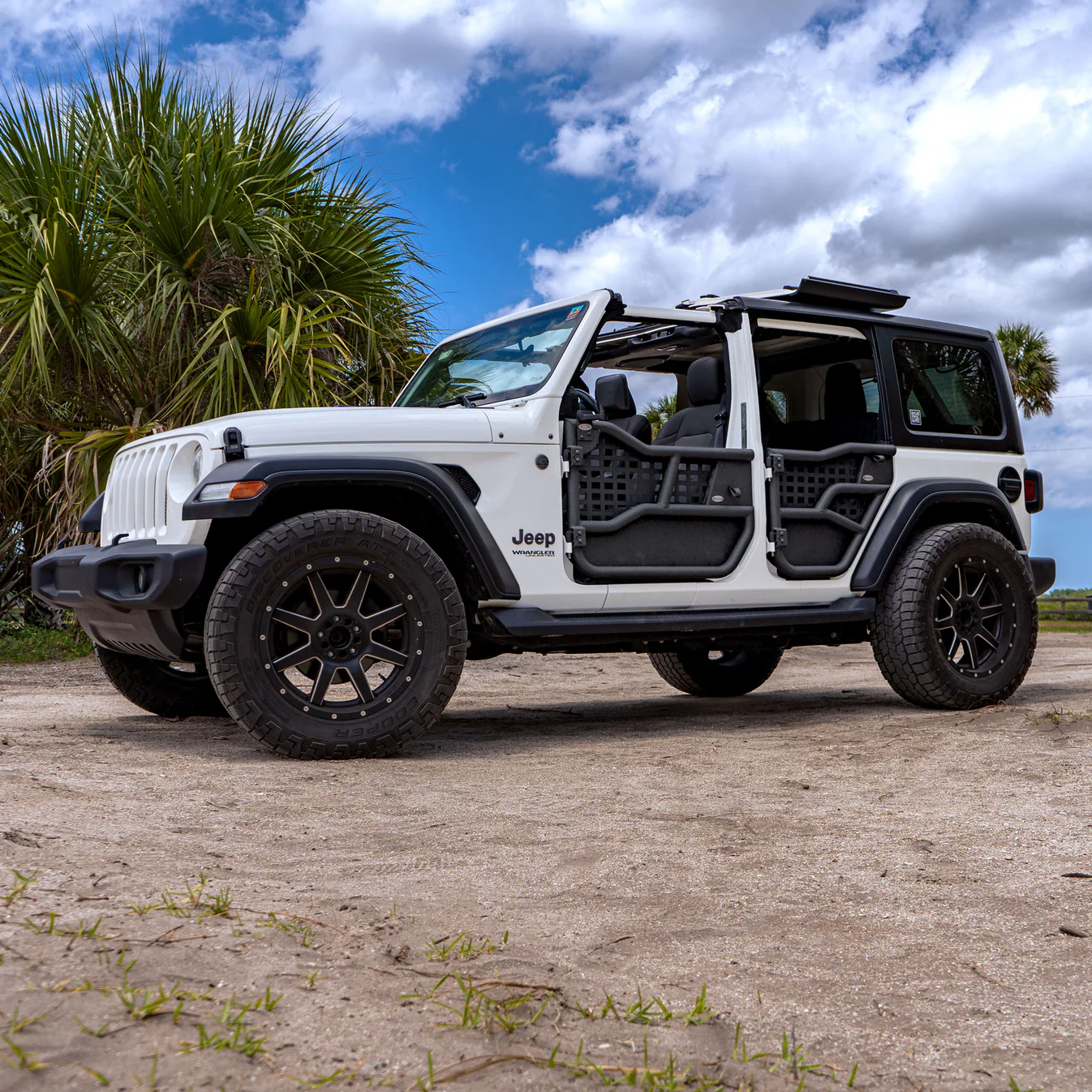 2007–2018 JKU 4DR (Alpha Tube Doors + MOLLE Panels + Rectangle Mirrors + Door Cart + Cover) Alpha Tube Door Bundle #32 - Image 2
