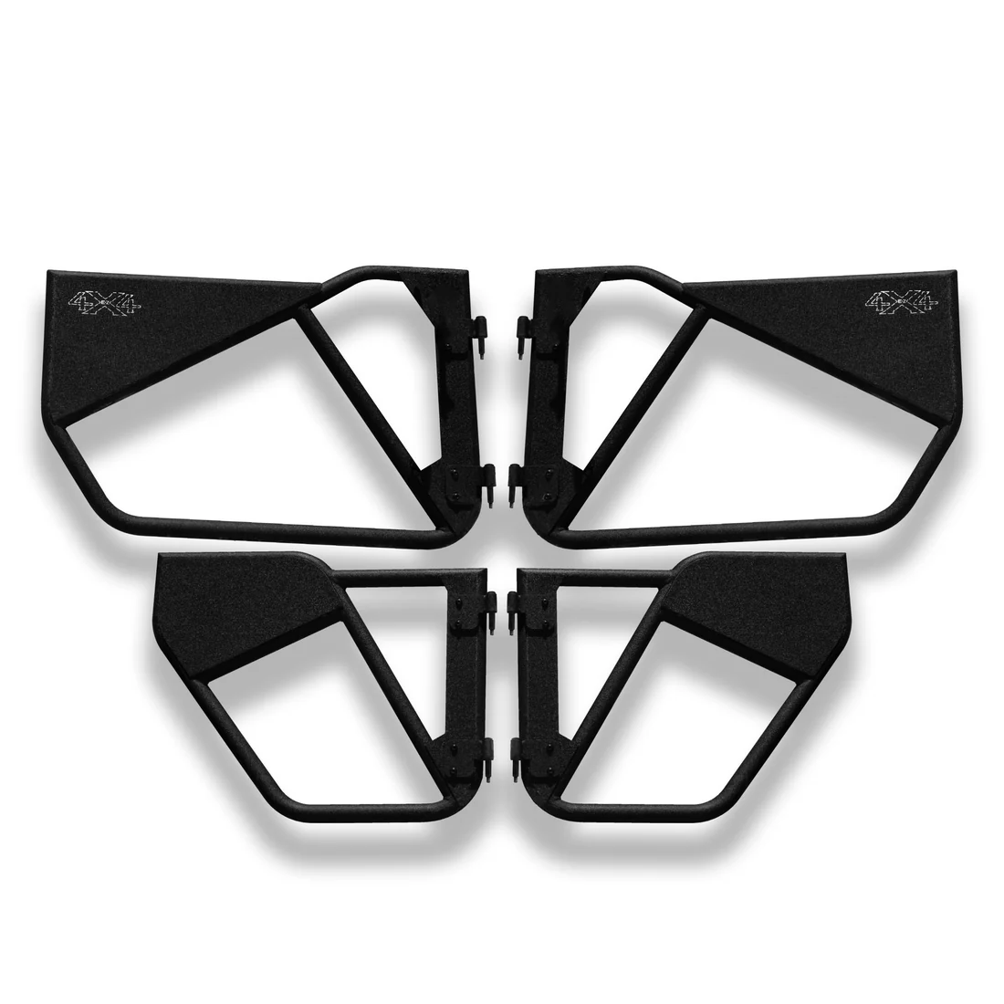 2020 & Up JT 4DR (Phantom Tube Doors + All-Weather Panels + Rectangle Mirrors + Door Cart + Cover) Phantom Tube Door Bundle #24 - Image 3