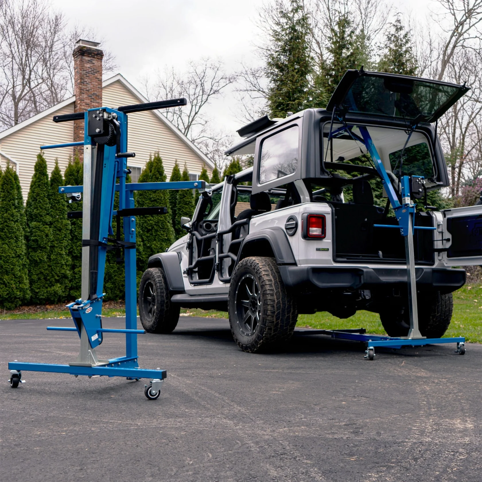 2007–2018 JKU 4DR (Hard Top Lift + Hard Top Thumb Screws + FlipTop) Take Your Top Off Bundle #12 - Image 3