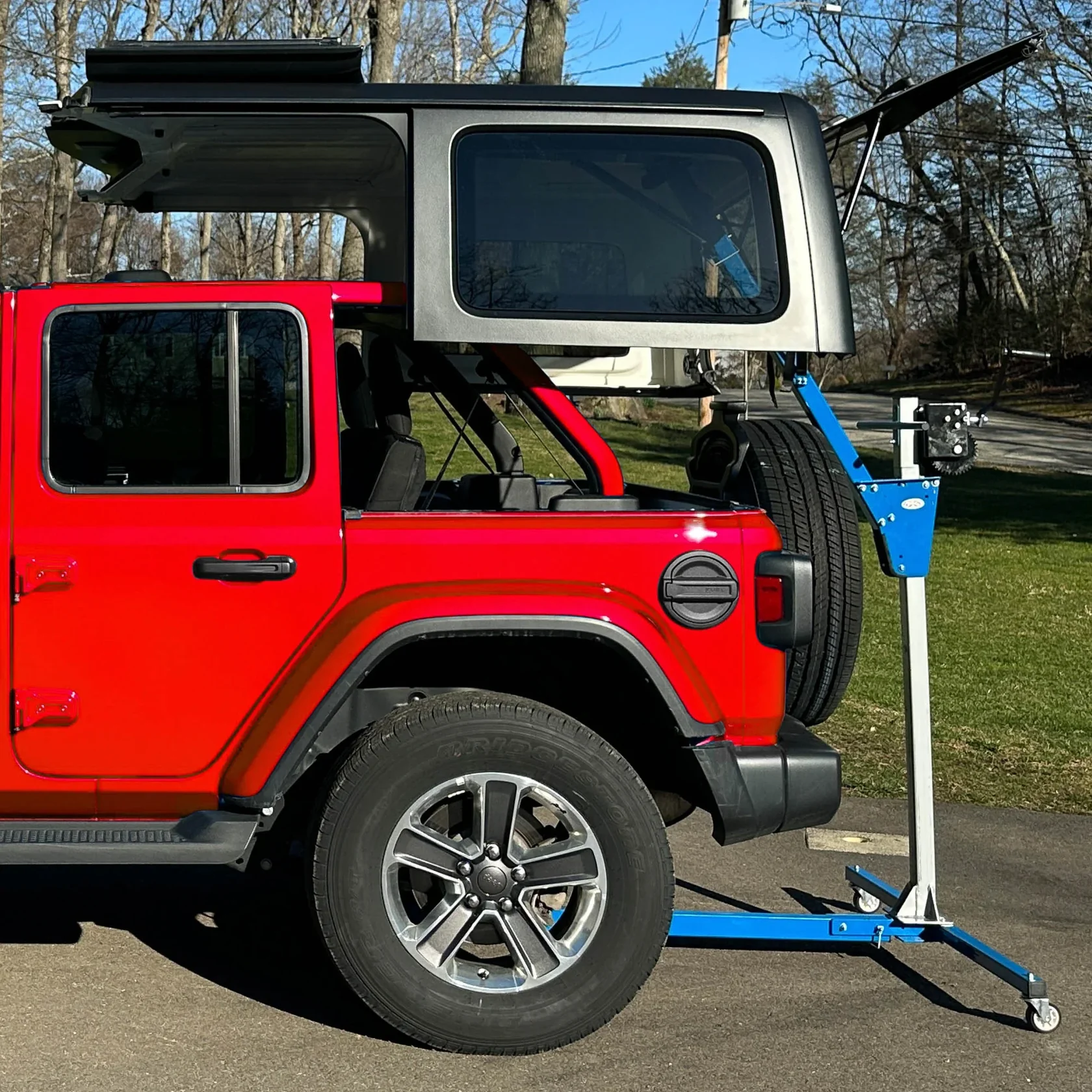 1997 & Up Jeep Wrangler 4DR/2DR Hard Top Remover Lift - Image 3