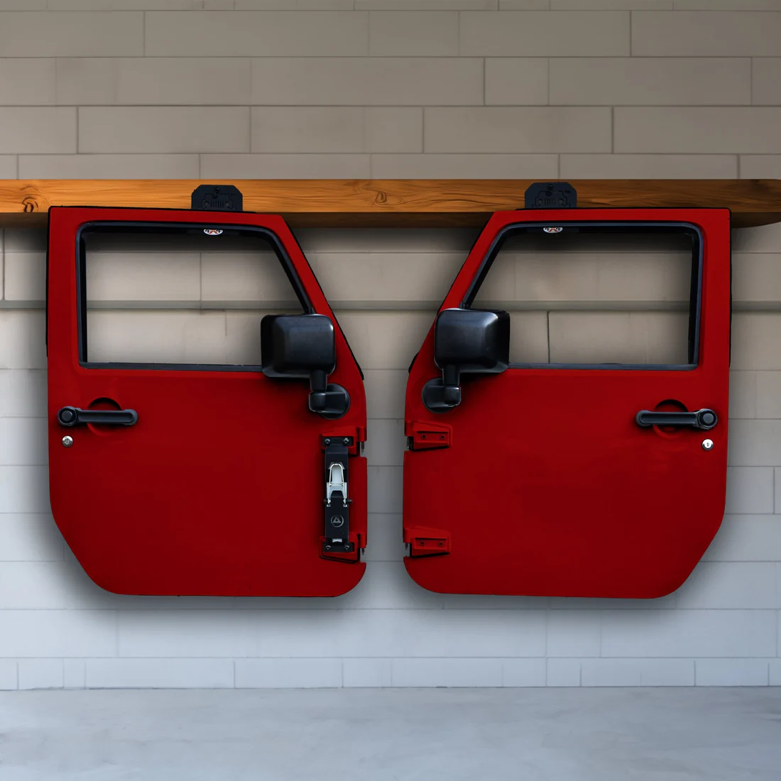 1997 & Up Jeep Wrangler & Gladiator Door Storage Hangers - Image 4