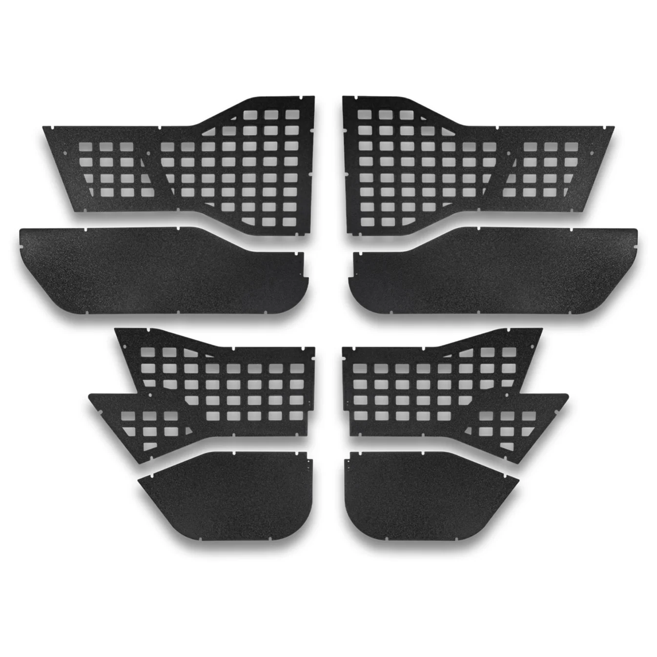 2007–2018 JKU 4DR (Alpha Tube Doors + MOLLE Panels + Rectangle Mirrors + Door Cart + Cover) Alpha Tube Door Bundle #32 - Image 4