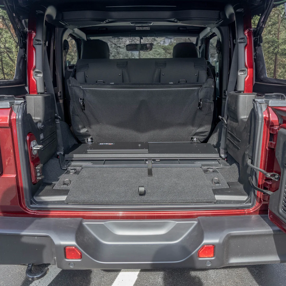 2011–2018 Jeep JK Wrangler 2DR EZTRUNK Folding Security Trunk - Image 4