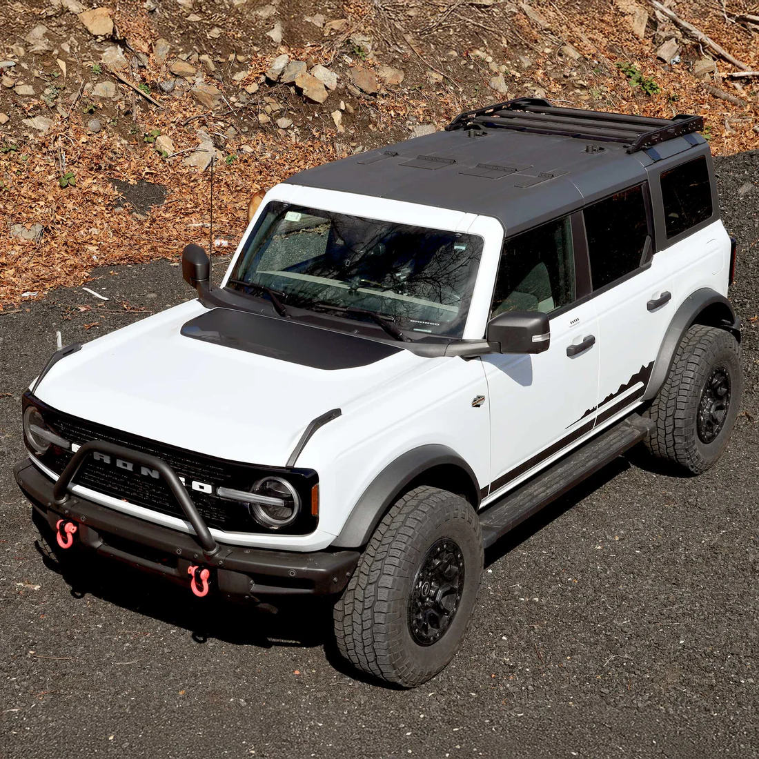 2021 & Up Bronco 4DR EZ FlipTop & Middle Panel Roof Rack Holder System - Image 5