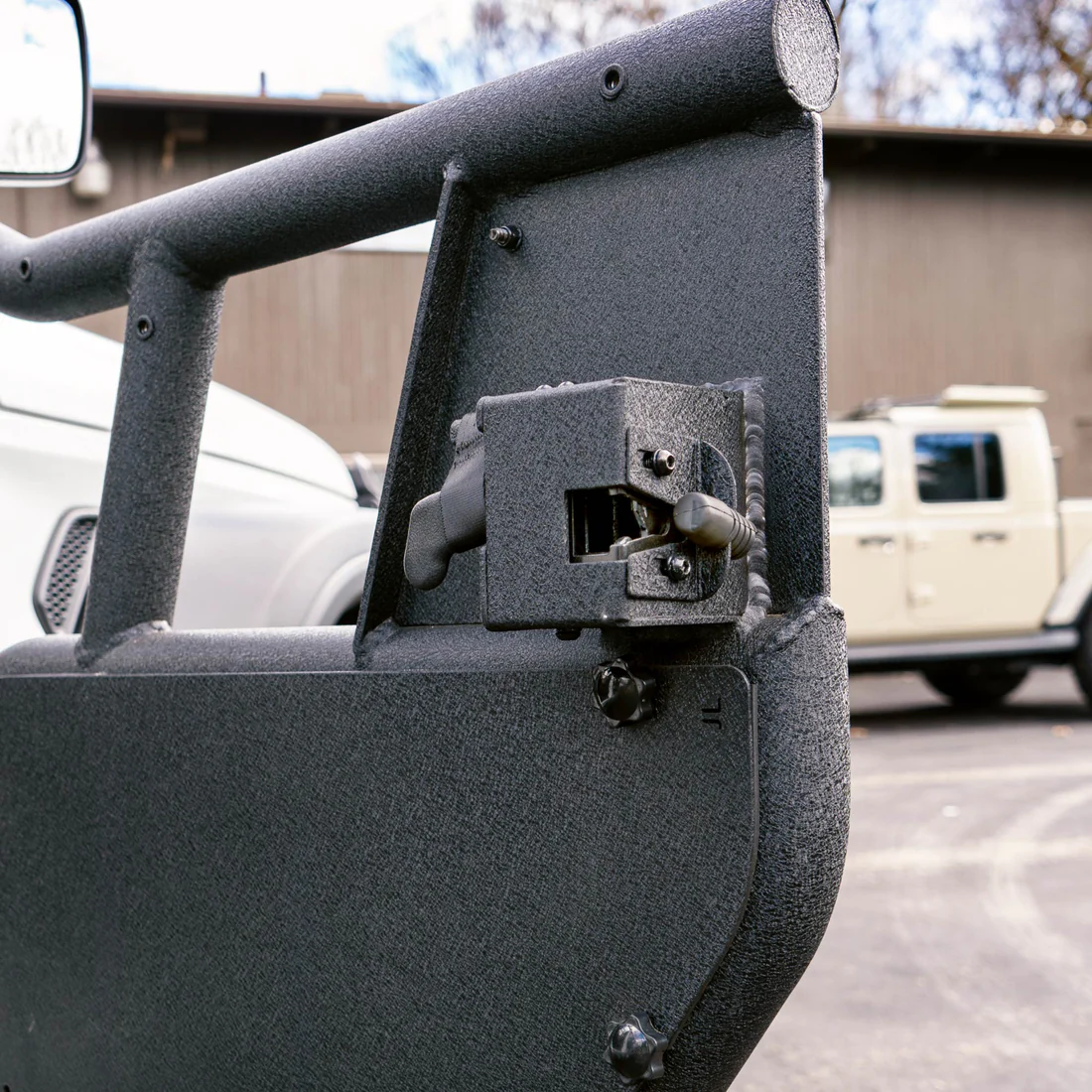 2018 & Up Jeep JL Wrangler 2DR Alpha Aluminum Tube Doors + FREE Removable Panels (Upper MOLLE & Solid Lower) - Image 5