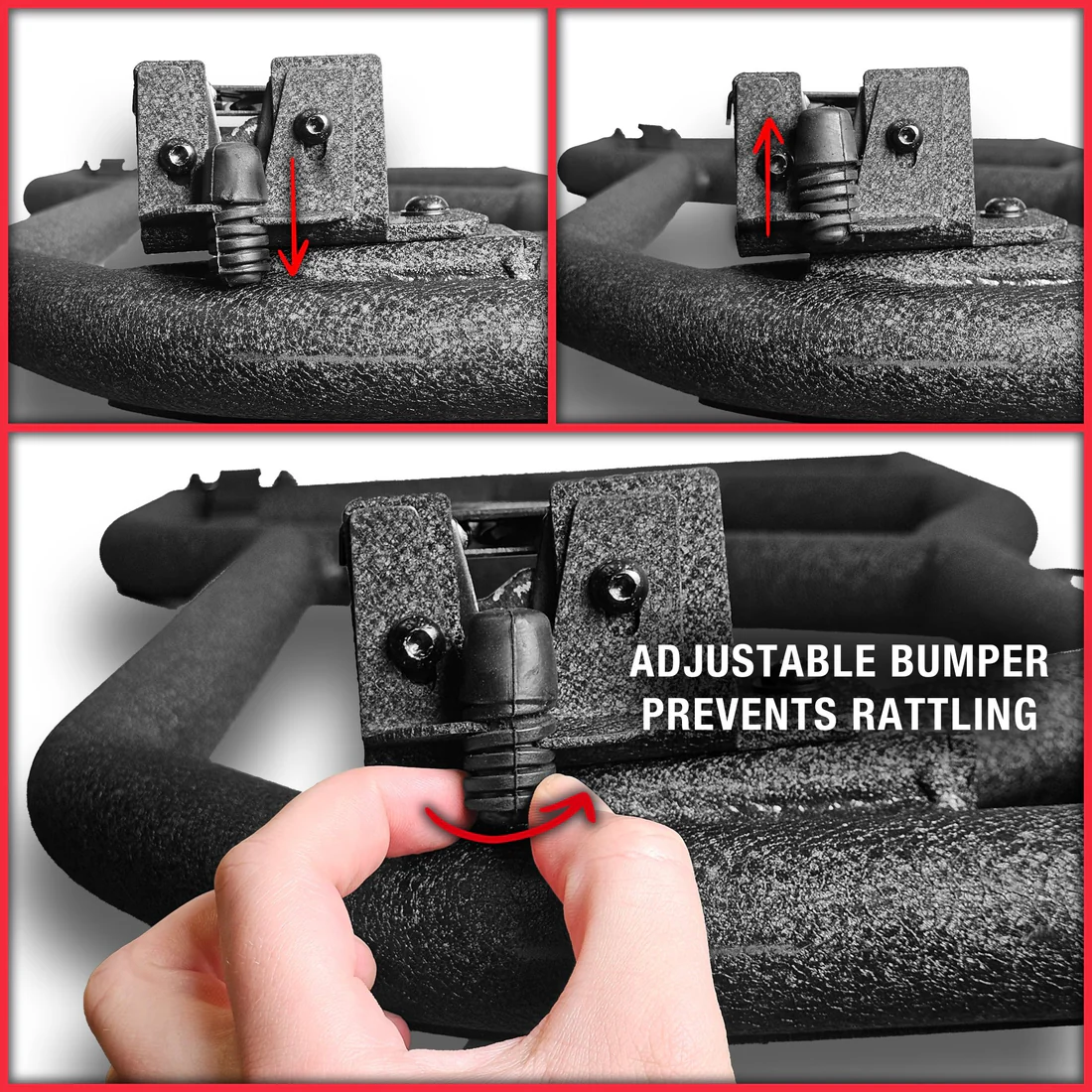 2007–2018 Jeep JK Wrangler 2DR Razor Aluminum Tube Doors - Image 5