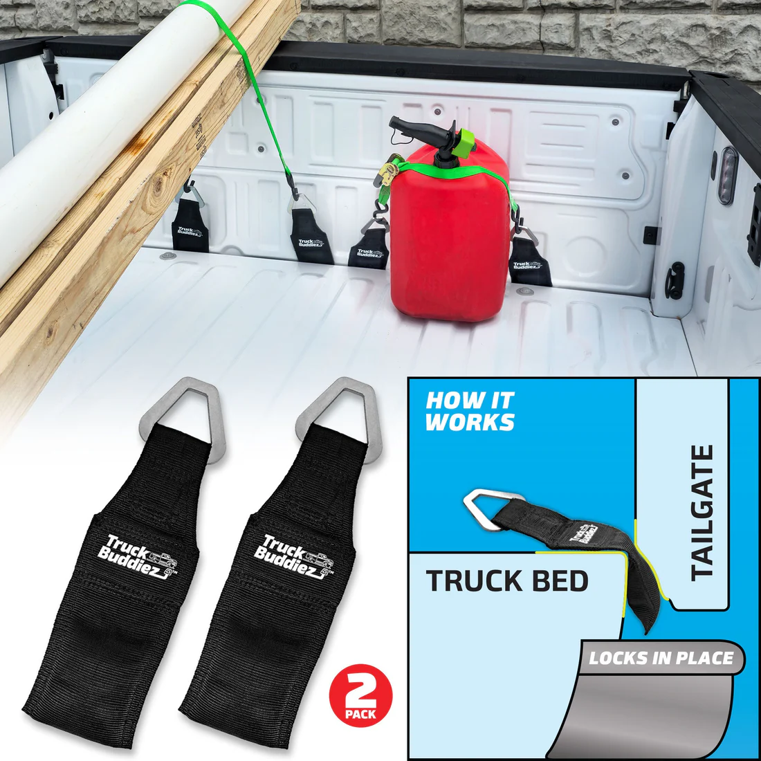 Truck Buddiez Tailgate Tie-Down Anchors - Image 6