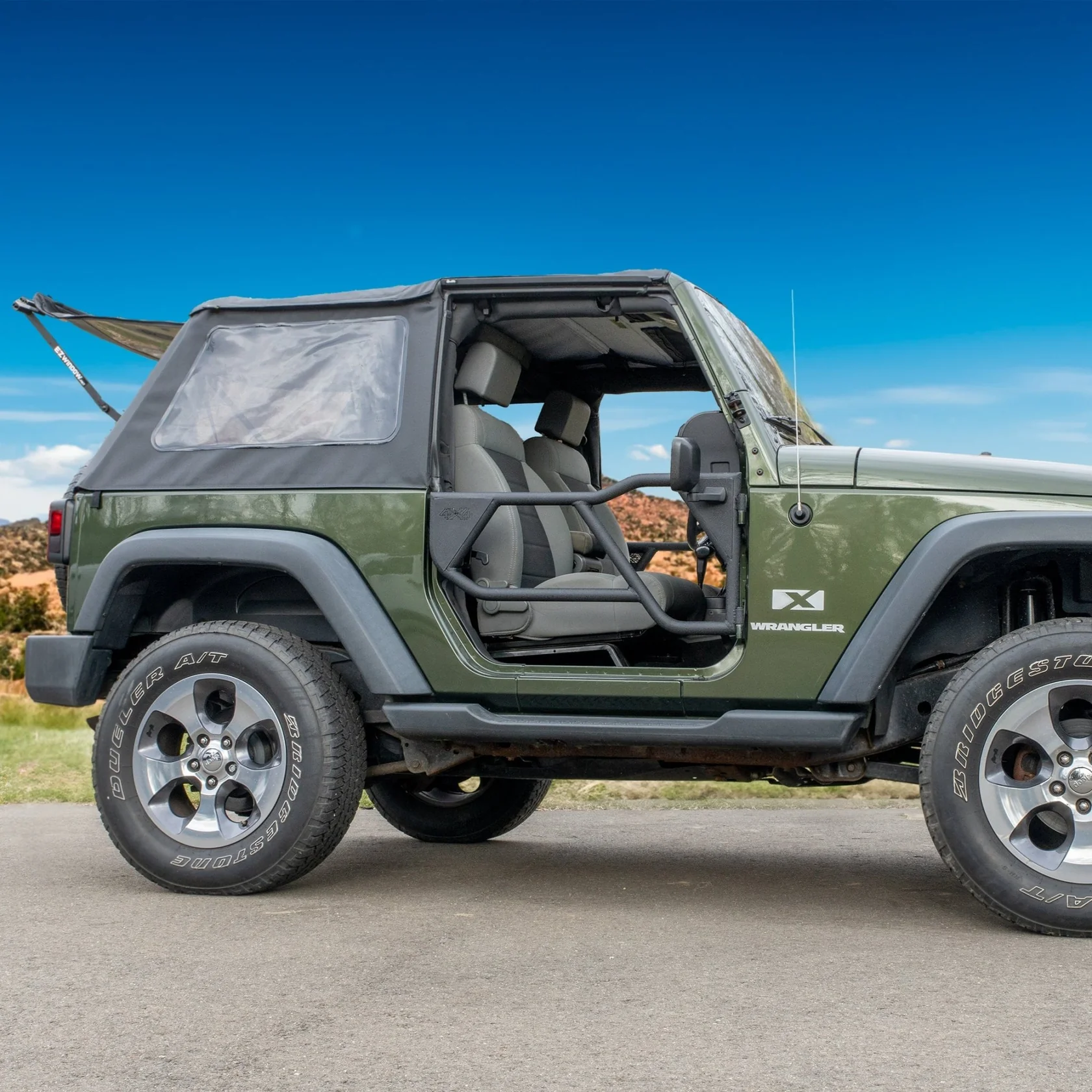 1997–2006 Jeep TJ-LJ Wrangler 2DR Razor Aluminum Tube Doors - Image 6