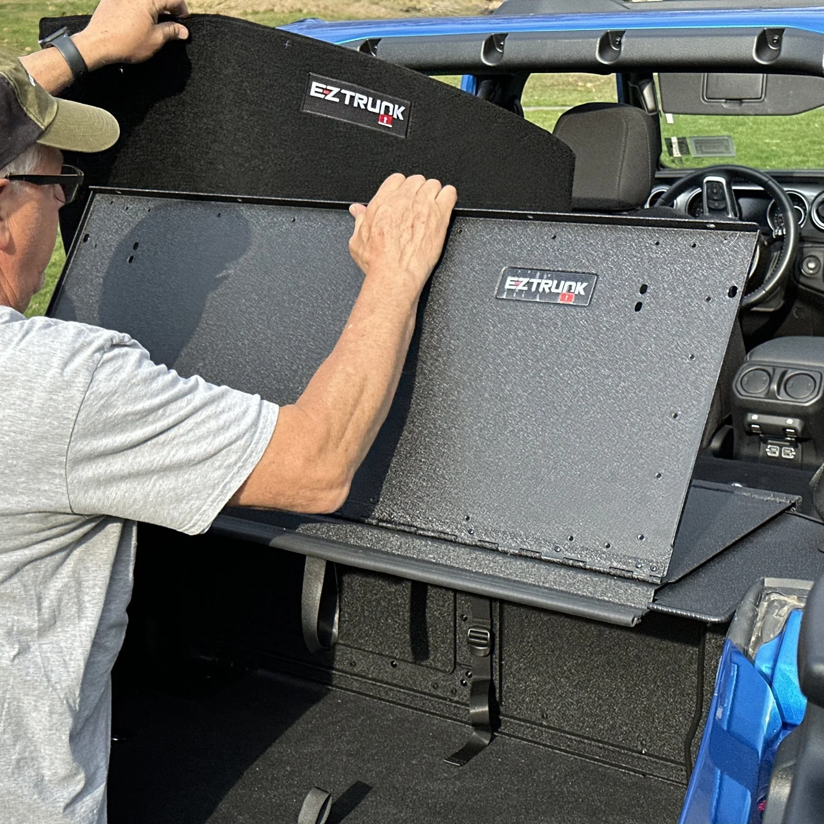2018 & Up Jeep JL Wrangler 2DR Tailgate Table Carpet Insert - Image 8