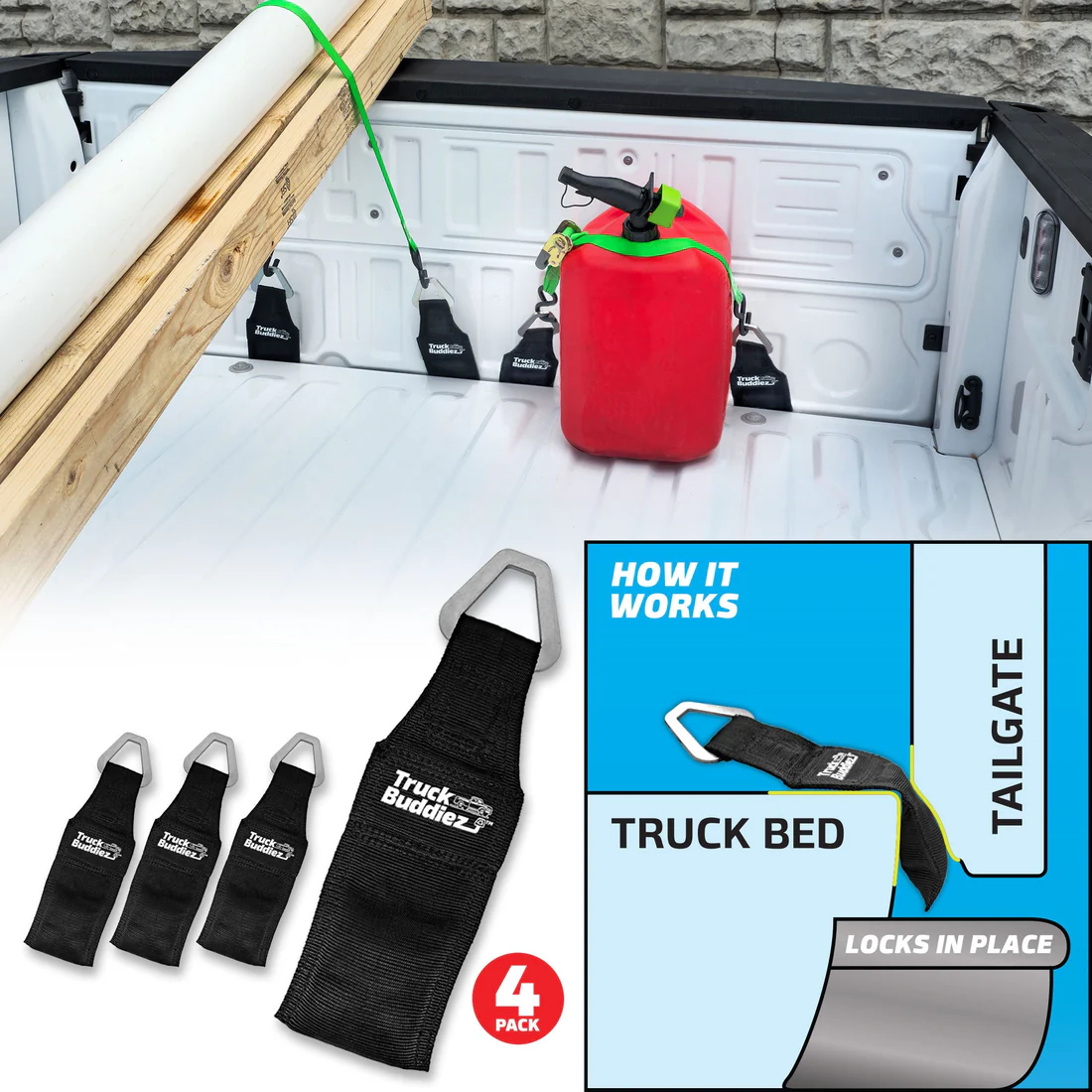 Truck Buddiez Tailgate Tie-Down Anchors - Image 7