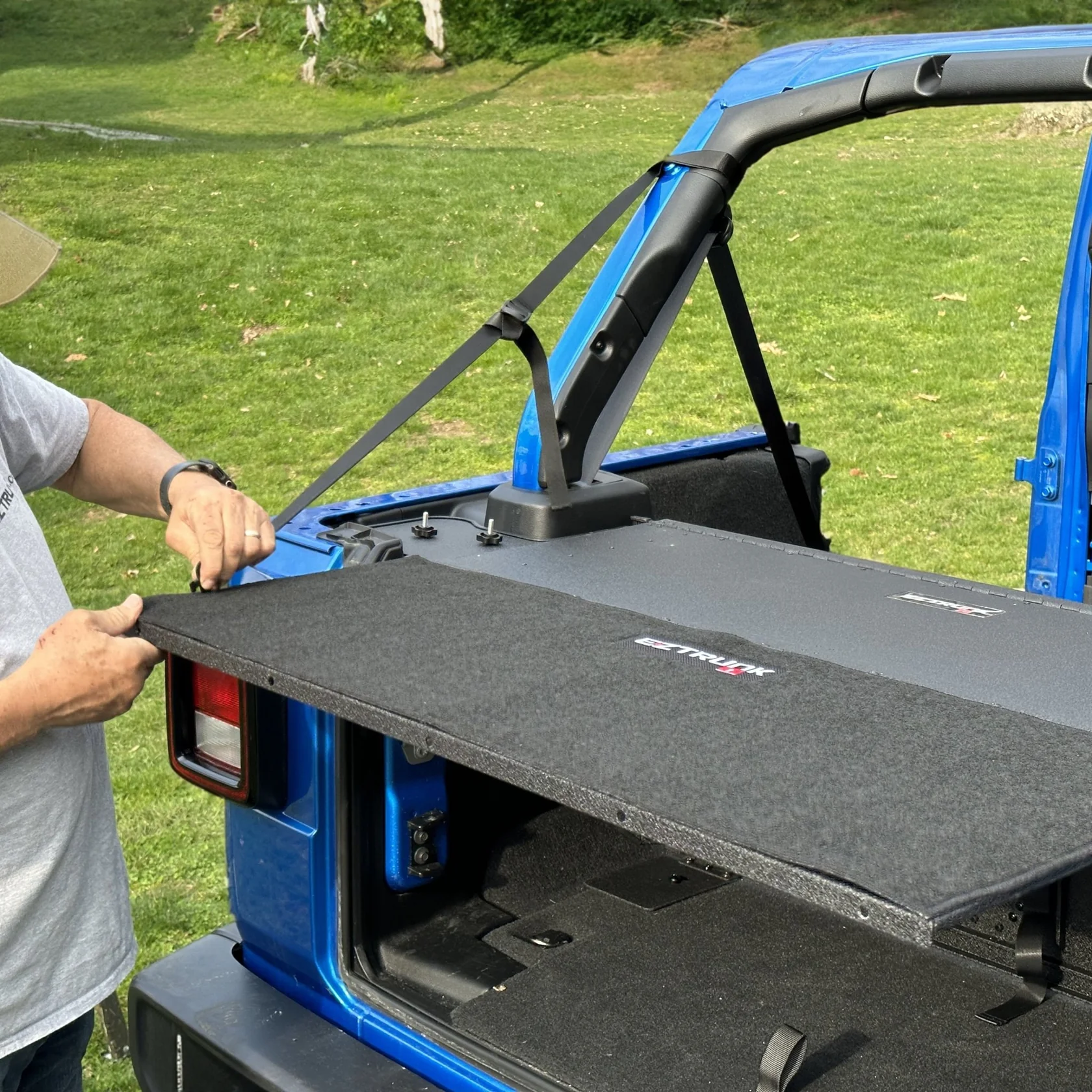 2018 & Up Jeep JL Wrangler 2DR Tailgate Table Carpet Insert - Image 9