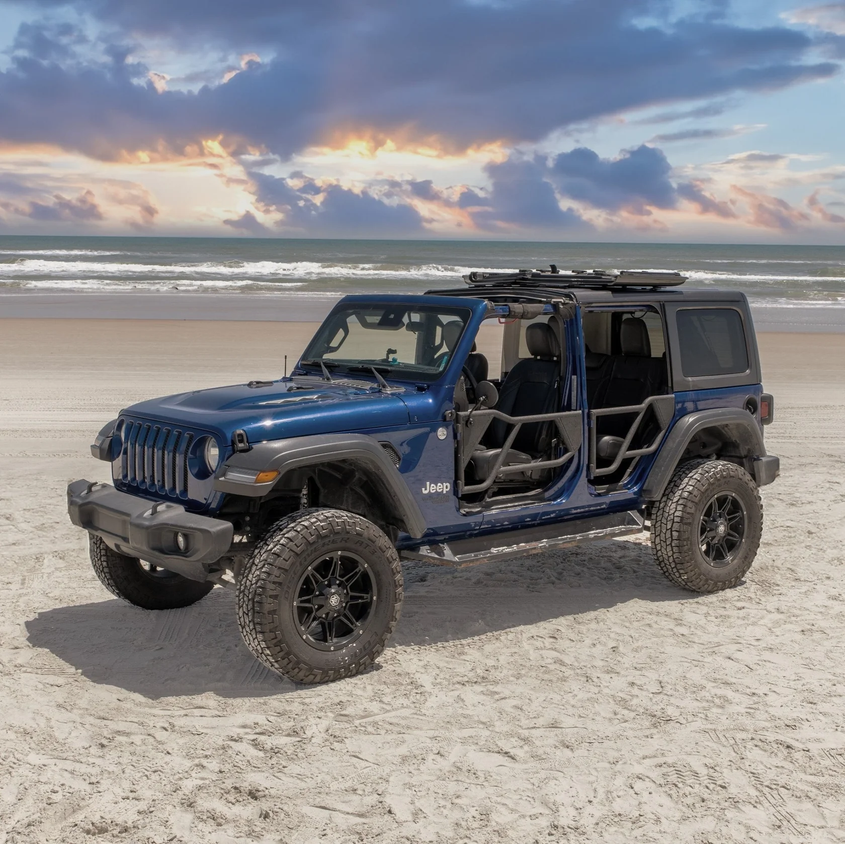 2007–2018 Jeep JKU Wrangler 4DR Razor Aluminum Tube Doors - Image 8