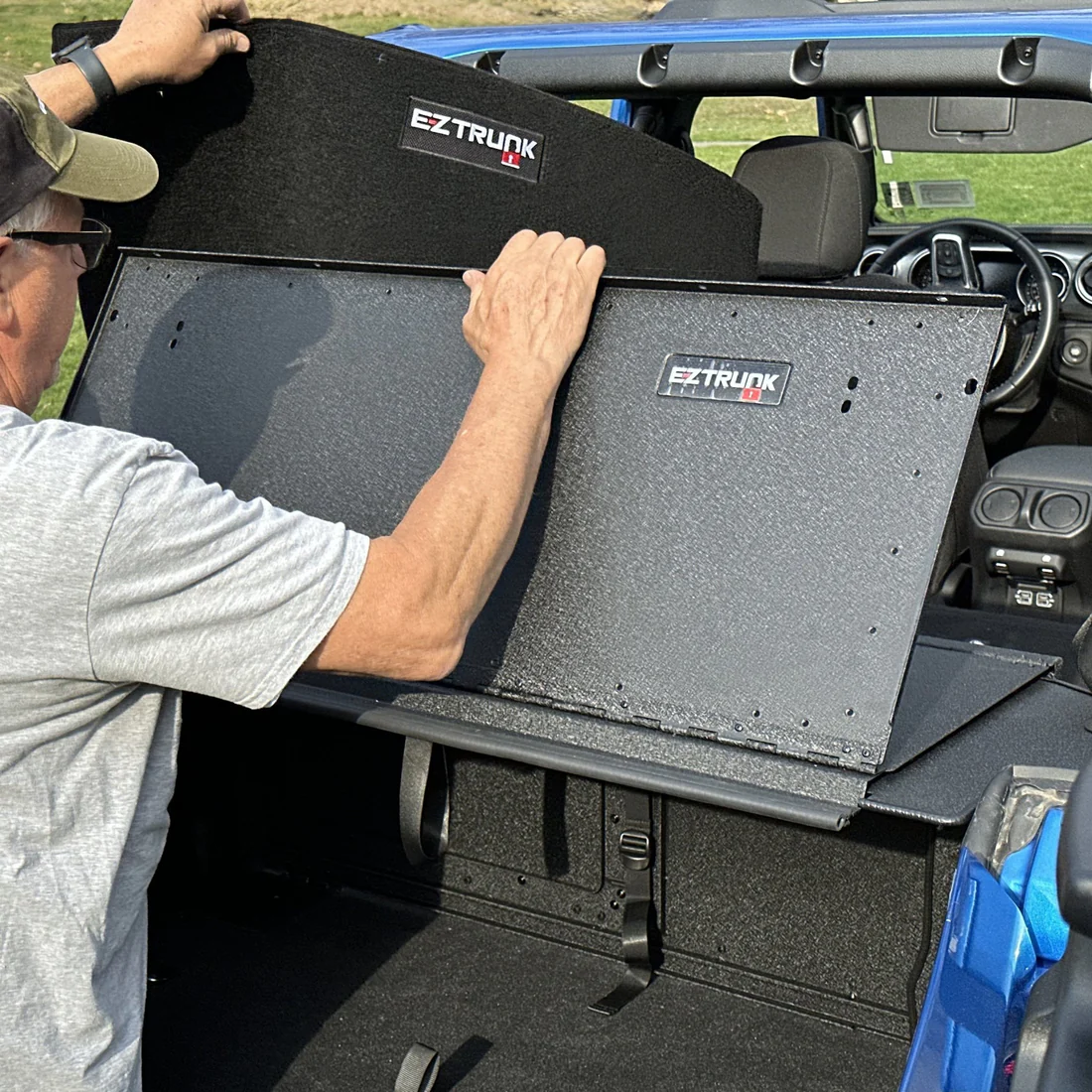 2011–2018 Jeep JK Wrangler 2DR Tailgate Table Carpet Insert - Image 8
