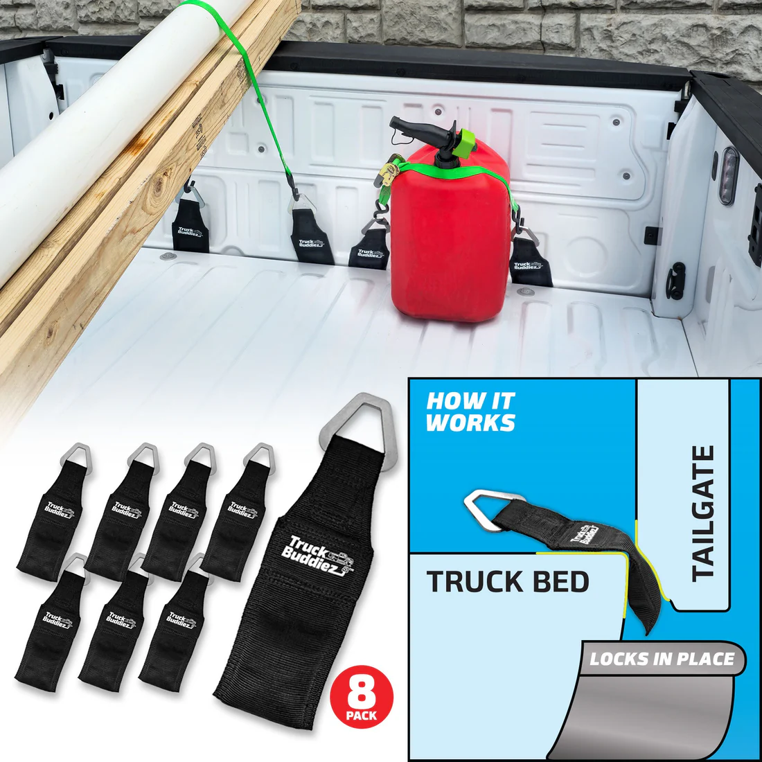 Truck Buddiez Tailgate Tie-Down Anchors - Image 8