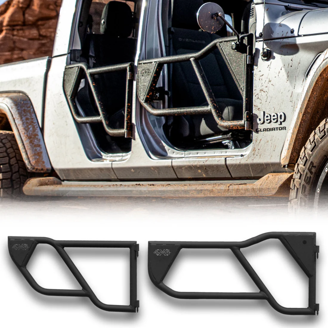 2020 & Up Jeep JT Gladiator 4DR Razor Aluminum Tube Doors