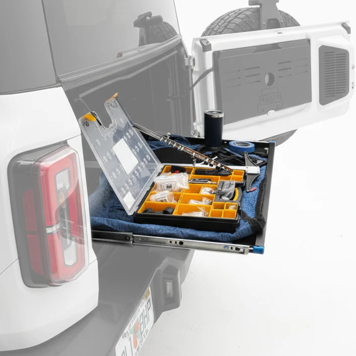 2021 & Up Bronco 4DR Sliding Shelf & Table for Extreme EZTRUNK