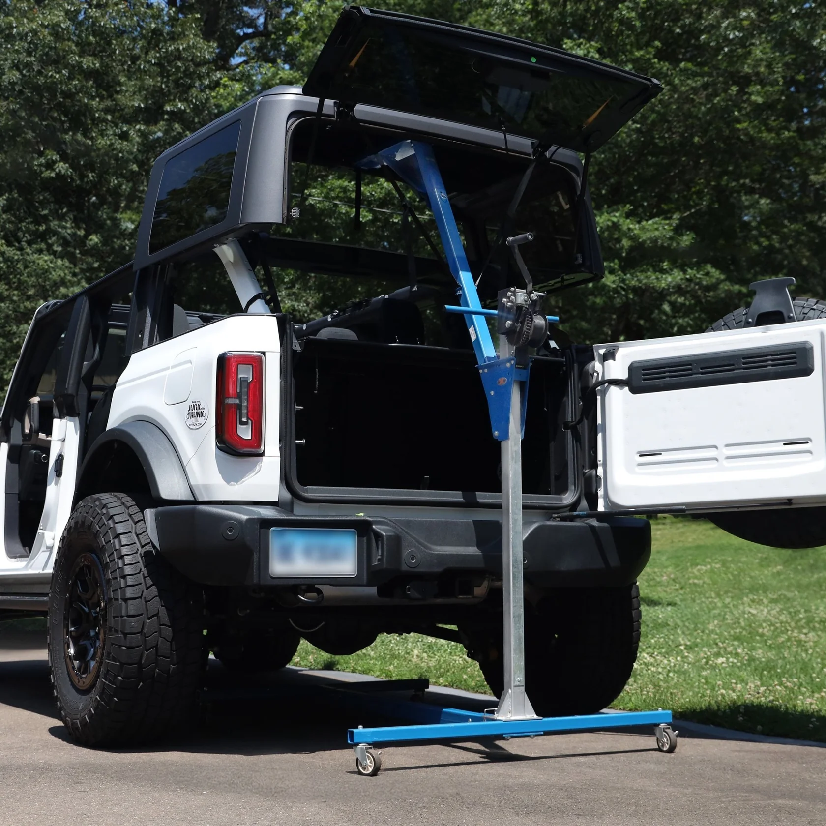 2021 & Up Bronco 2DR Hard Top Remover Lift - Image 2