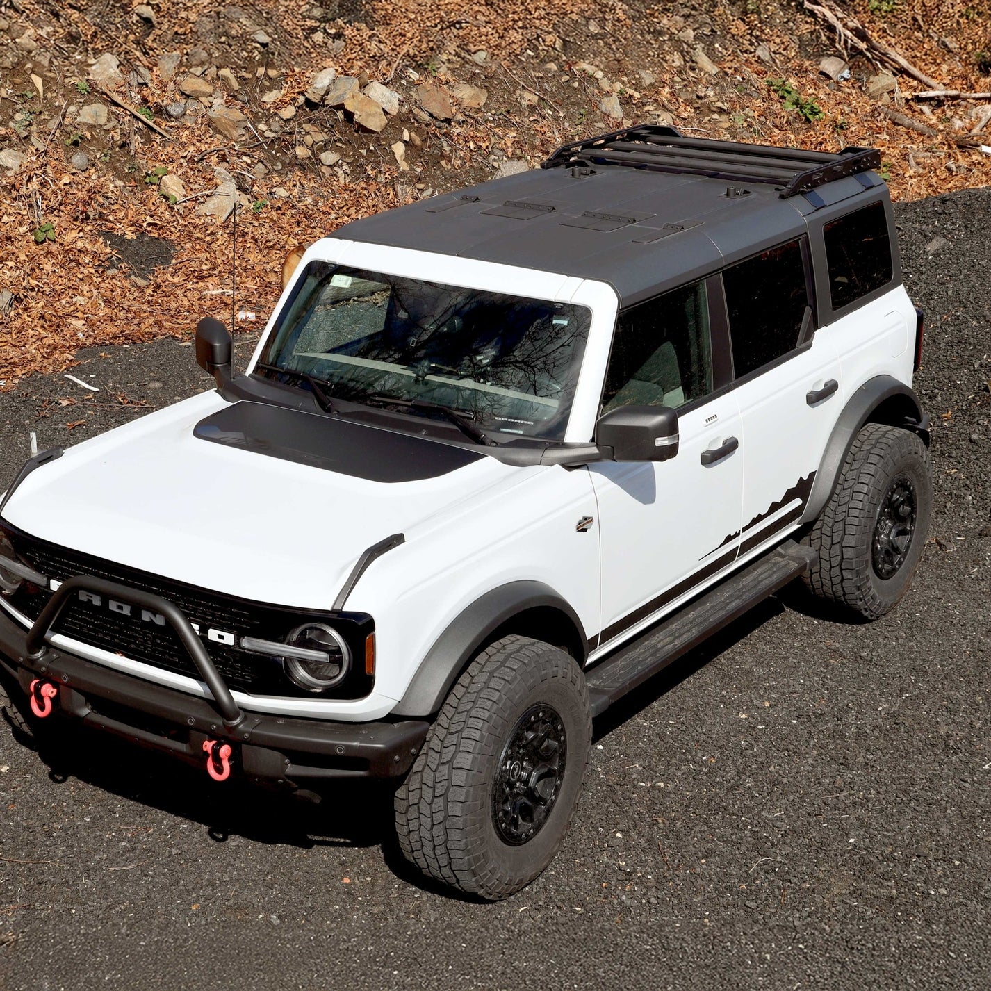 2021 & Up Bronco 4DR (Middle Panel Roof Rack Holder + Hard Top Lift + Door Cart + Hard Top Thumb Screws) Go Fully Naked Bundle #7 - Image 6