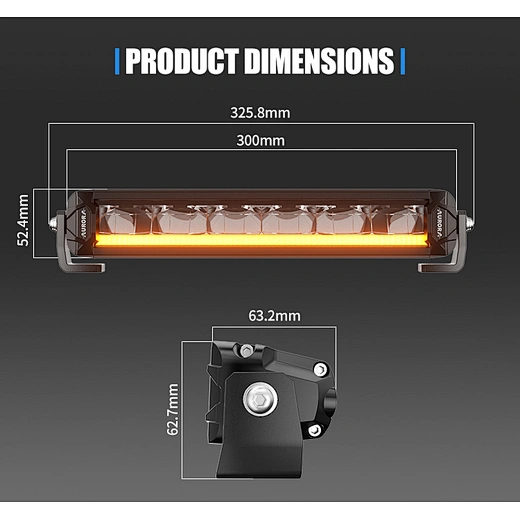 10 inch Signal Row Off Road Lights Car Off Road Auto LED Light Bar - Image 6