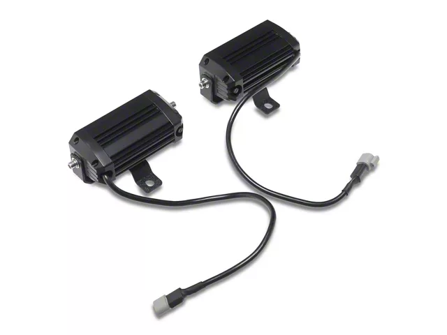 Raxiom Cowl Mounted LED Light Kit with Brackets; White LED; Clear Lens (18-26 Jeep Wrangler JL, Excluding Rubicon 392) - Image 7