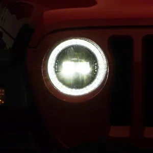 Raxiom Axial Series LED Headlights; Black Housing; Clear Lens (18-26 Jeep Wrangler JL)