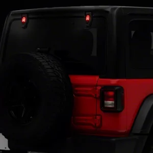 Raxiom Axial Series Rear Window Glass Hinge LED Lights (18-26 Jeep Wrangler JL)