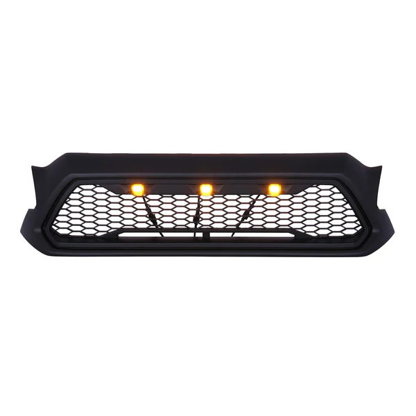 Front Mesh Grille W/ LED Lights For 2012-2015 Toyota Tacoma - Image 8