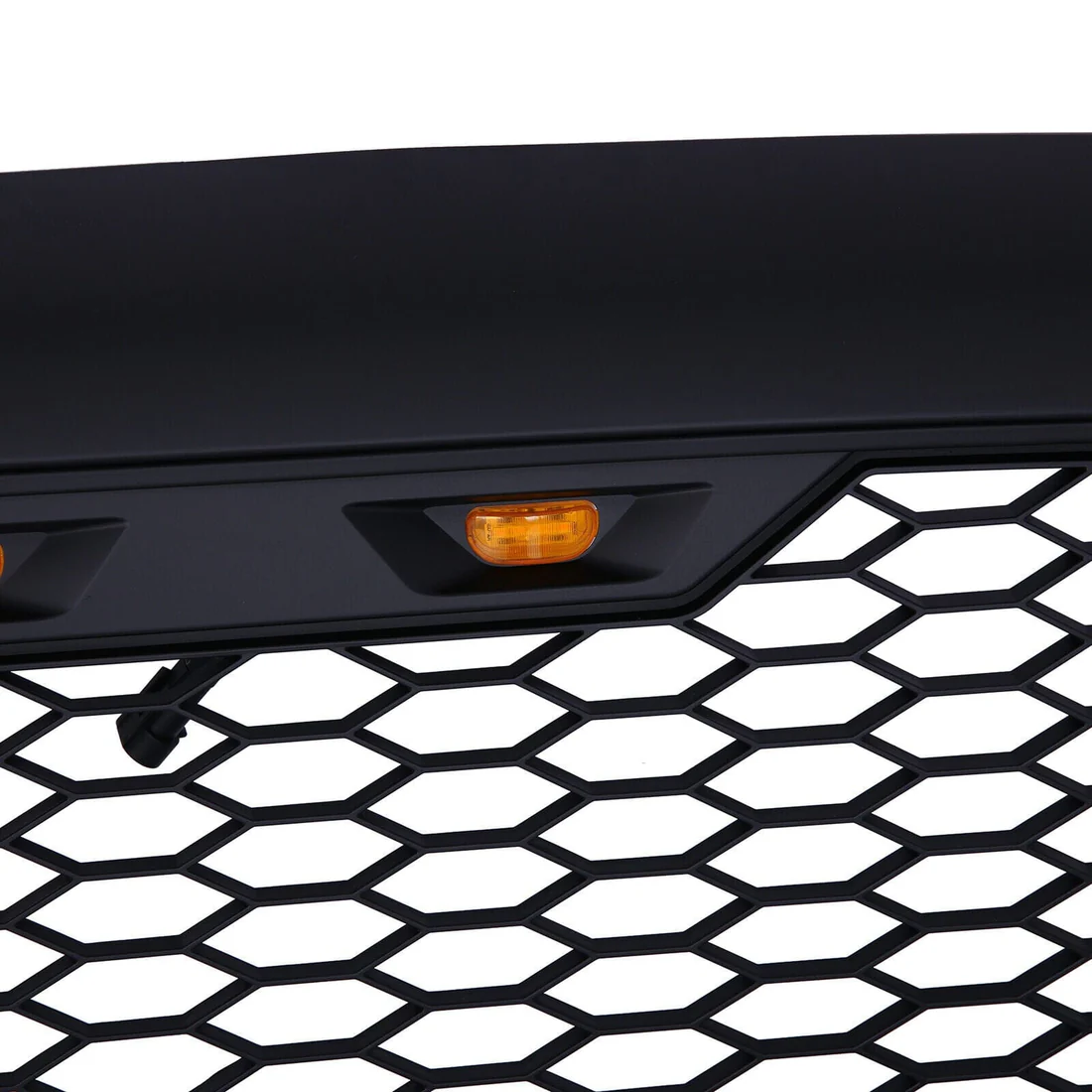 Front Upper Mesh Grille W/LED Amber Lights For 2005-2011 Toyota Tacoma - Image 9