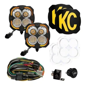 KC HiLiTES FLEX ERA 4 2-Light Master Kit