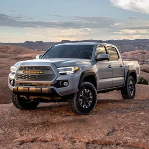 TRD PRO Style Front Grille w/ LED Off-Road Lights for 2016-2023 Toyota Tacoma- Matte Black (ETA Late July)